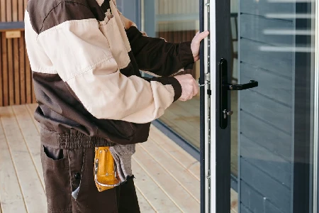 Cleaning And Polishing Glass Door Installation in Estero, FL